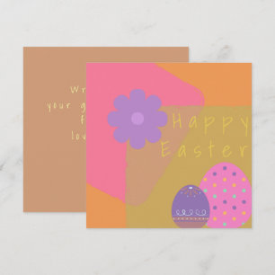 OEufs Abstraits colorés amusants Texte personnalis