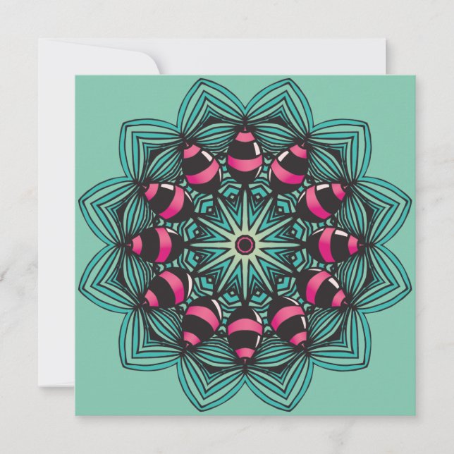 Oeufs de bonbons Mandala (Devant)