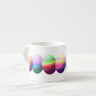 Oeufs de Pâques colorés Espresso Mug