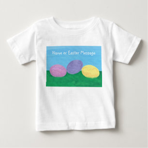 OEufs de Pâques colorés, Nom ou T-shirts