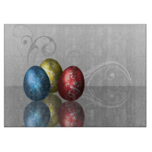 Oeufs de pâques de charme - planche à découper