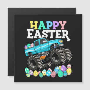 Œufs de Pâques de Monster Truck de Joyeuses Pâques