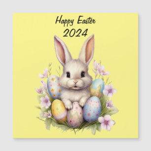 Oeufs de Pâques et lapin de Pâques