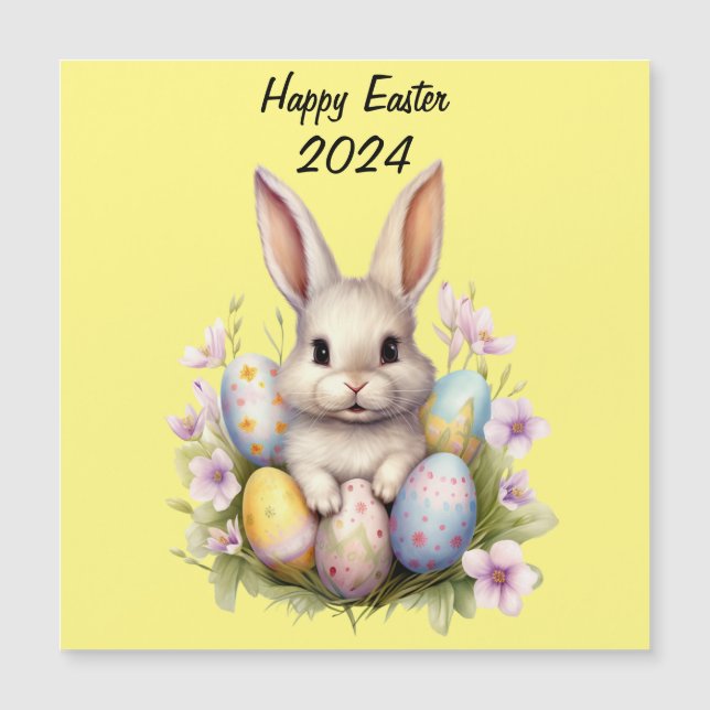 Oeufs de Pâques et lapin de Pâques (Devant)