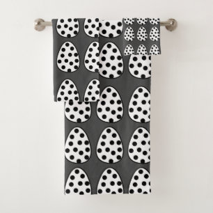 Oeufs de Pâques Polka Dot Joyeux Pâques