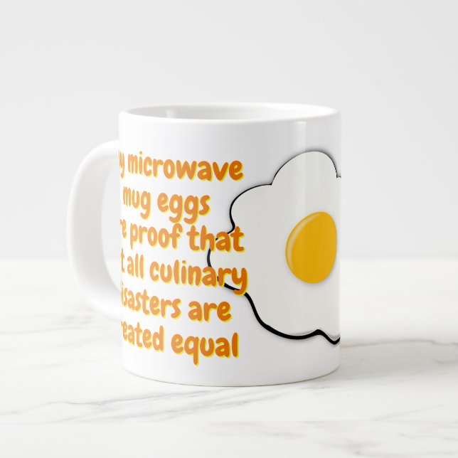 Oeufs micro-ondes Mug avec citation amusante (omel (Devant gauche)