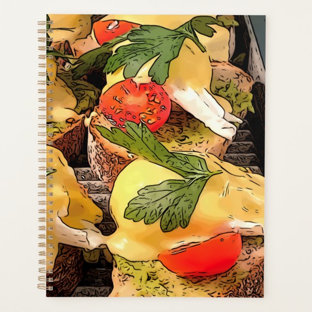 Oeufs pochés avec Avocado sur toast (Devant)