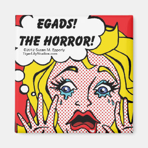 Oeufs "Une Touche d'Humour", L'Horreur ! Magnet