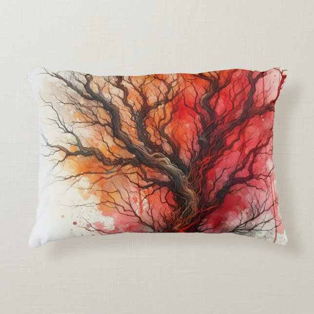 Oeuvre Abstraite 05 Accent Coussin (Devant)