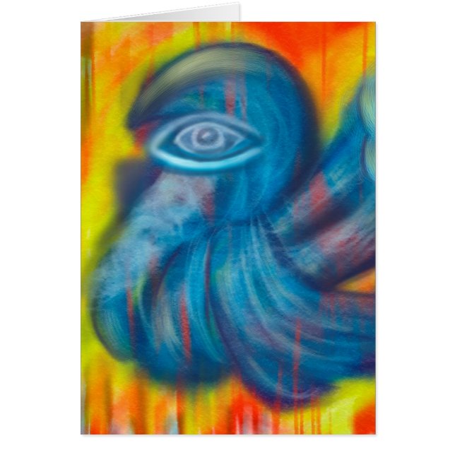 Oeuvre Abstraite colorée moderne (Devant)