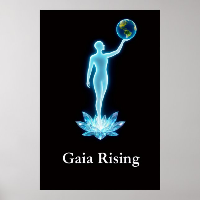 Œuvre d'art / Affiche Gaia Rising (Devant)