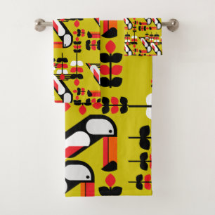 Œuvre d'art colorée de Toucan
