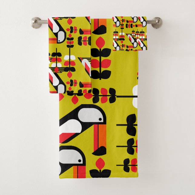Œuvre d'art colorée de Toucan (En situation)