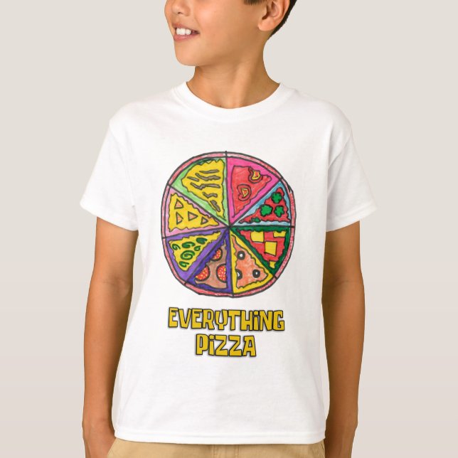 OEuvre d'art de la pizza par Kareem T-Shirt (Devant)