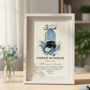 Oeuvre d'art islamique personnalisée de poster mur