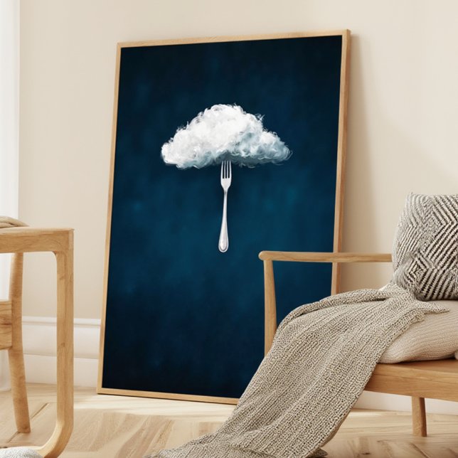 Œuvre d'art murale – Affiche unique de nuage et d' (Créateur téléchargé)