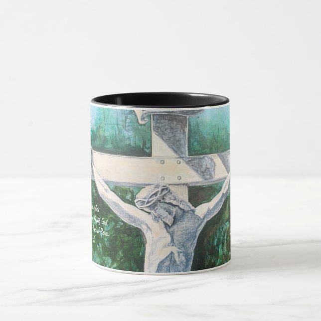 OEuvre d'art originale Noël Isaiah 9:6 Mug (Centre)