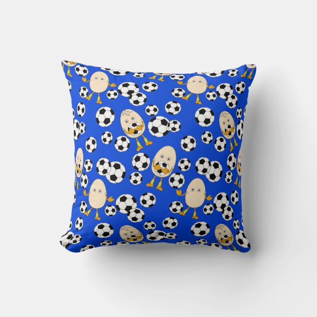 Oeuvre de soccer Motif Jeu oreiller (Recto)