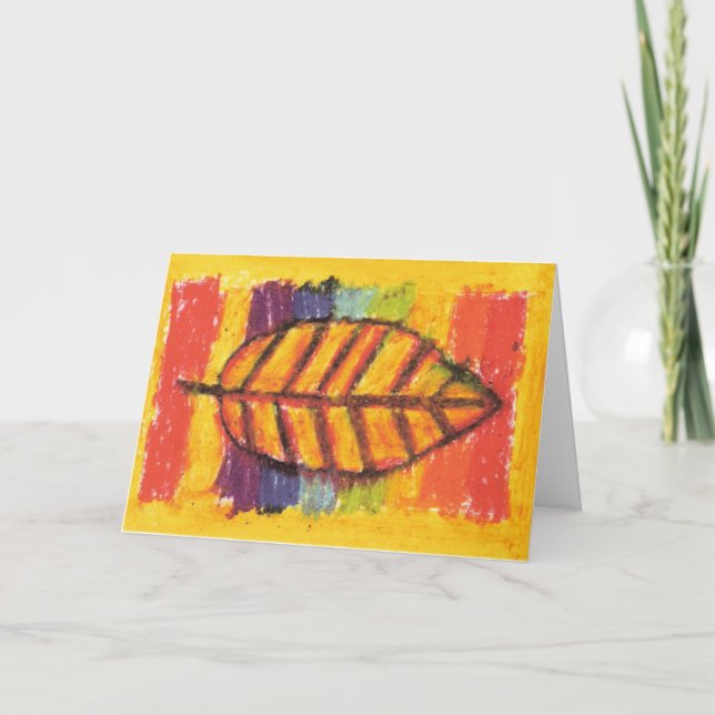 Oeuvre d'IRW pour enfants - Carte de remerciements (Devant)