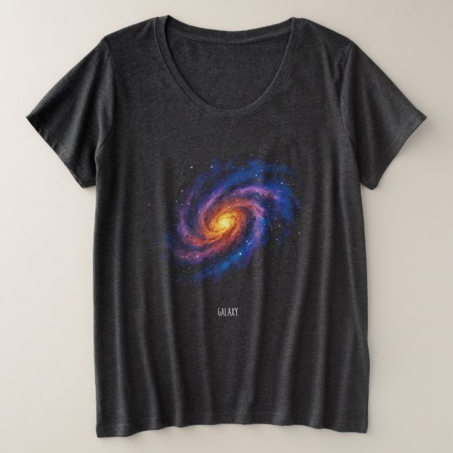 Oeuvre Galaxie - Illustration de l'espace spiral c (Design devant)