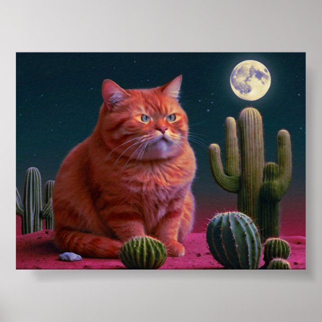 OEuvre murale - affiche pour amoureux des chats (Devant)
