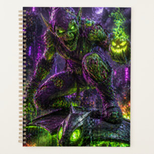 Œuvre murale Neon Zombie Goblin – Mutant Horreur C