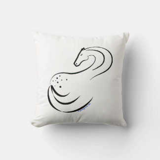 OEuvre stylisée Appaloosa sur un coussin