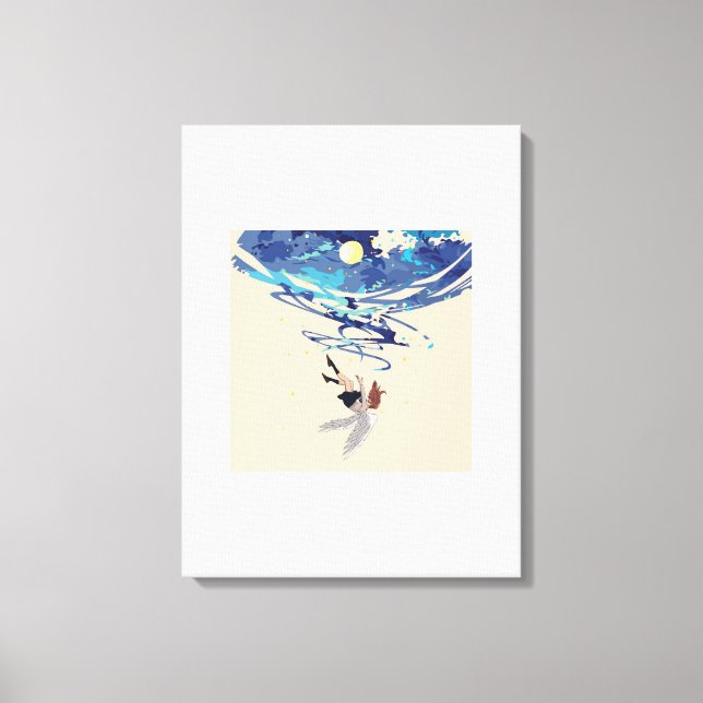 Oeuvre sur toile "Falling Angel" (Recto)