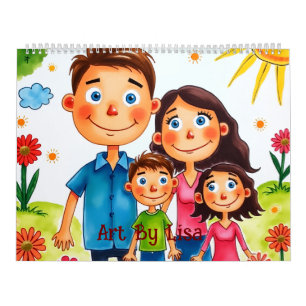 Œuvres d'art des enfants pour ce calendrier