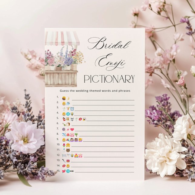 Off the market Bridal shower Emoji pictionary game (Créateur téléchargé)