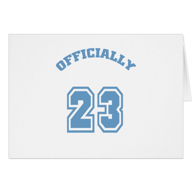 Officiellement 23 (Devant horizontal)