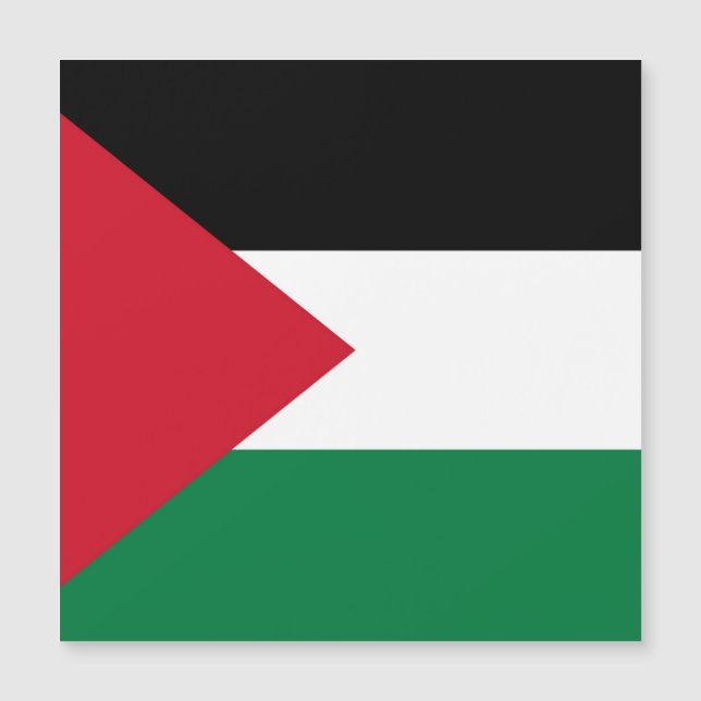 officiellement le drapeau de l'État de Palestine (Devant)