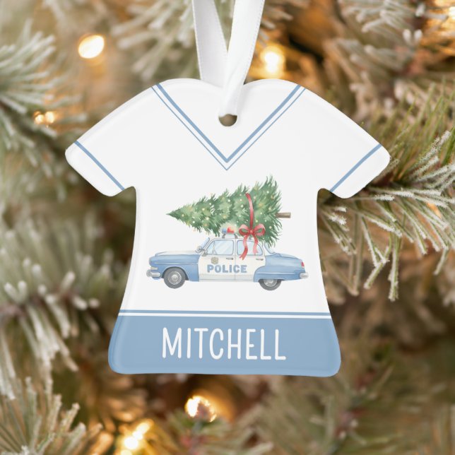 Officier de police personnalisé Noël (Arbre)