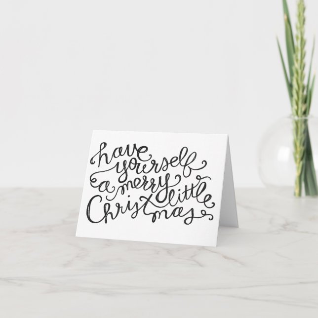 Offrez-vous une jolie petite carte de Noël (Devant)