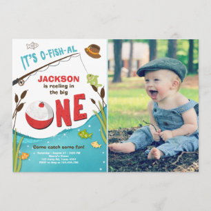 Ofish-al Fishing Invitation Anniversaire Le grand