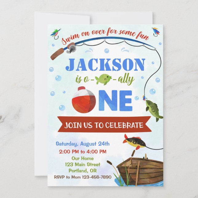 Ofish's Ofish-ally UNE invitation pour l'anniversa (Devant)