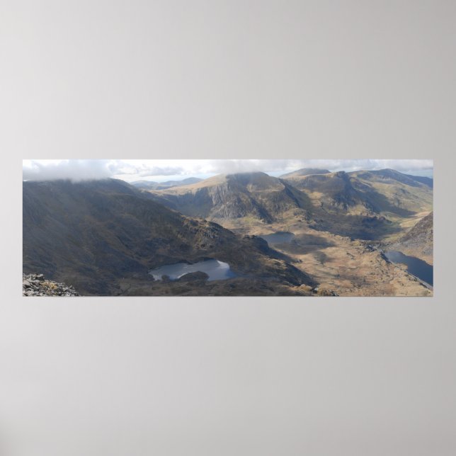 Ogwen Valley, affiche de Snowdonia (Devant)