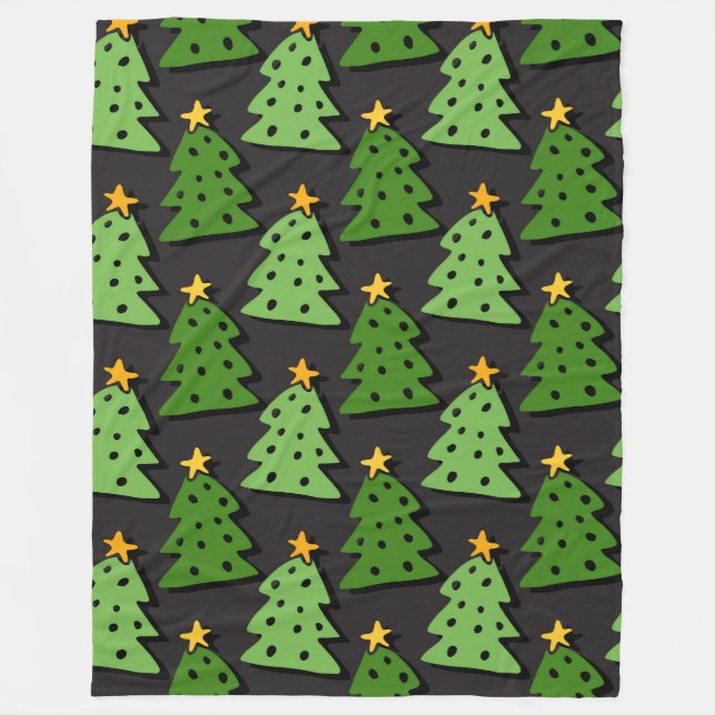Oh Arbre de Noël 60x80 Couverture en polaire (Devant)