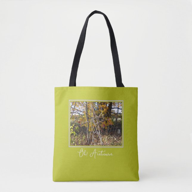 Oh ! Automne. Sac fourre-tout (Devant)