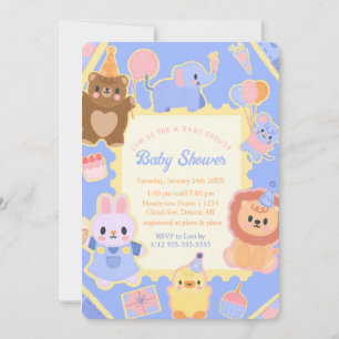 Oh Baby Wild Delight Invitation