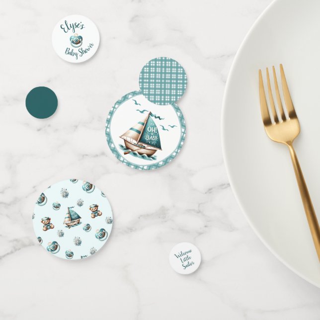 "Oh, bébé" Baby shower de voile Confetti (Groupe)