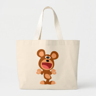 "Oh bien..." Sac d'ours de dessin haussant
