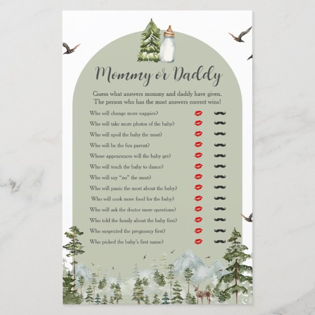 Oh Boy Adventure Pine Forest maman ou papa (Devant)