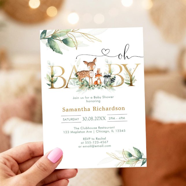 Oh Boy Baby Shower Invitation (Créateur téléchargé)