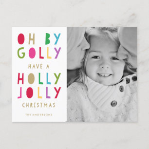 Oh By Golly Carte postale pour fêtes annuelles