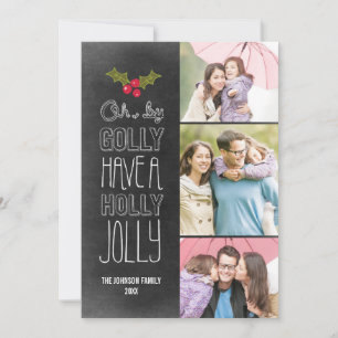 Oh By Golly Holiday Carte photo
