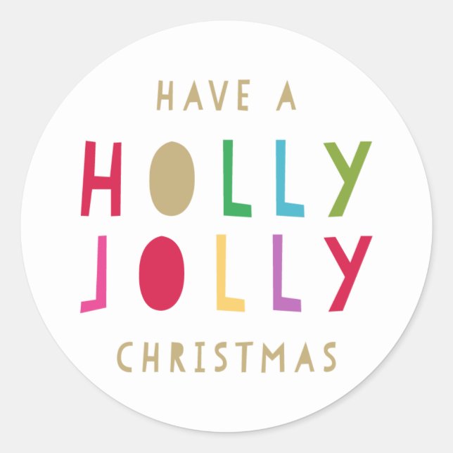 Oh By Golly | Stickers Tag Cadeau (Devant)