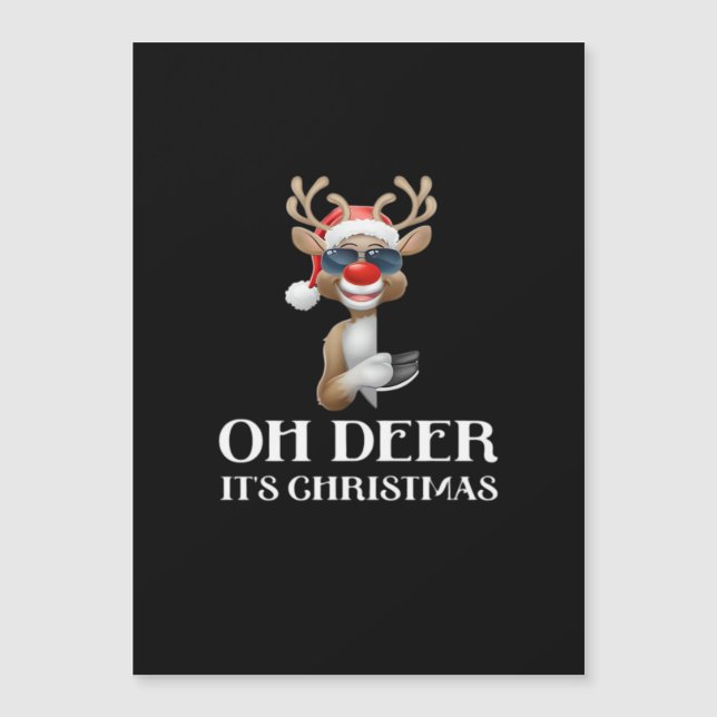Oh cerf c'est Noël style renne  (Devant)