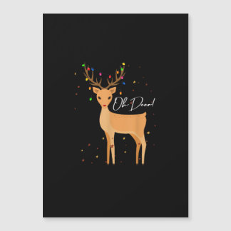 Oh Cerf Lumière de Noël Pyjama Mignon Renne Fête