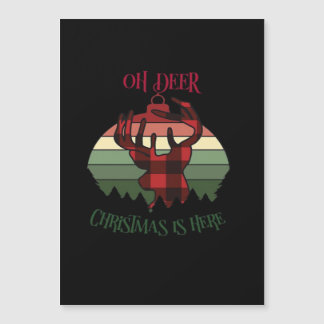Oh Cerf Noël Est Là Joyeuse Esthétique
